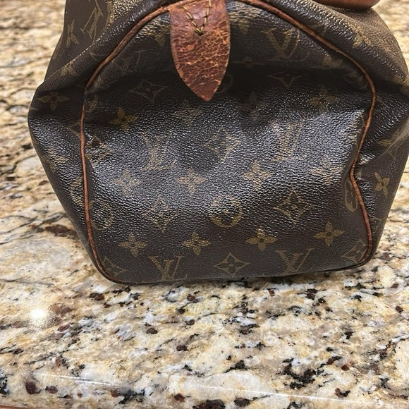 Louis Vuitton rehab Brown Monogram Bag Speedy 25 - Picture 9 of 10